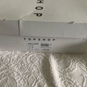 Topshop Holland Black Top